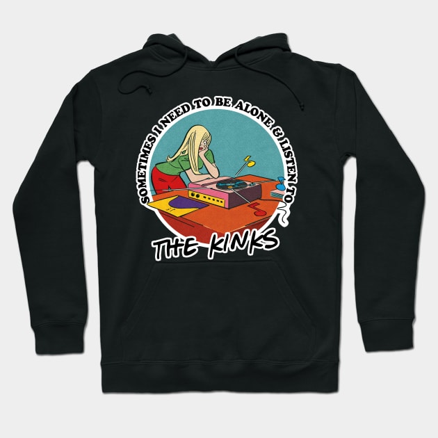 The Kinks / 60s Rock Obsessive Fan Gift Hoodie by DankFutura